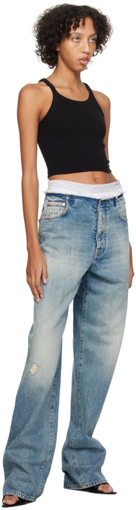 WARDROBE.NYC X Hailey Bieber Ribbed Tank In Black