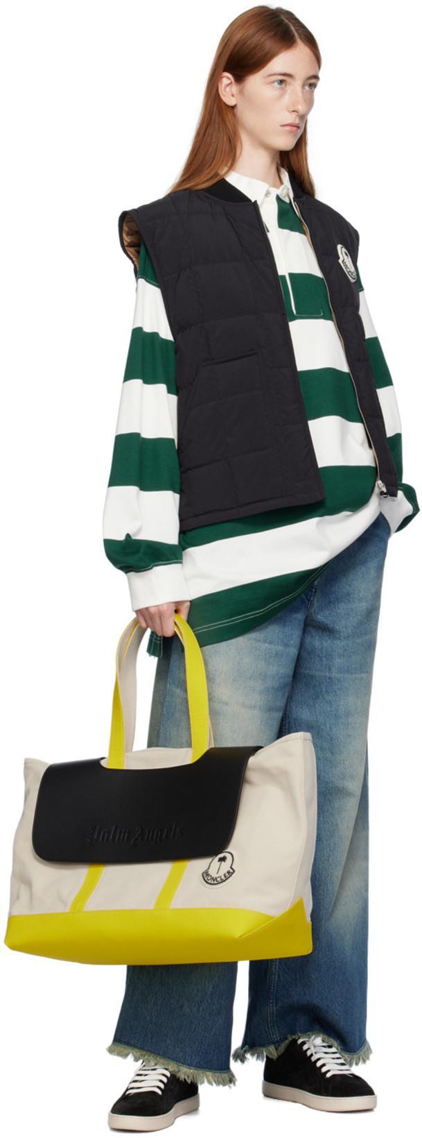 MONCLER GENIUS Moncler X Palm Angels Black Pinwheel Down Vest In 999 Black