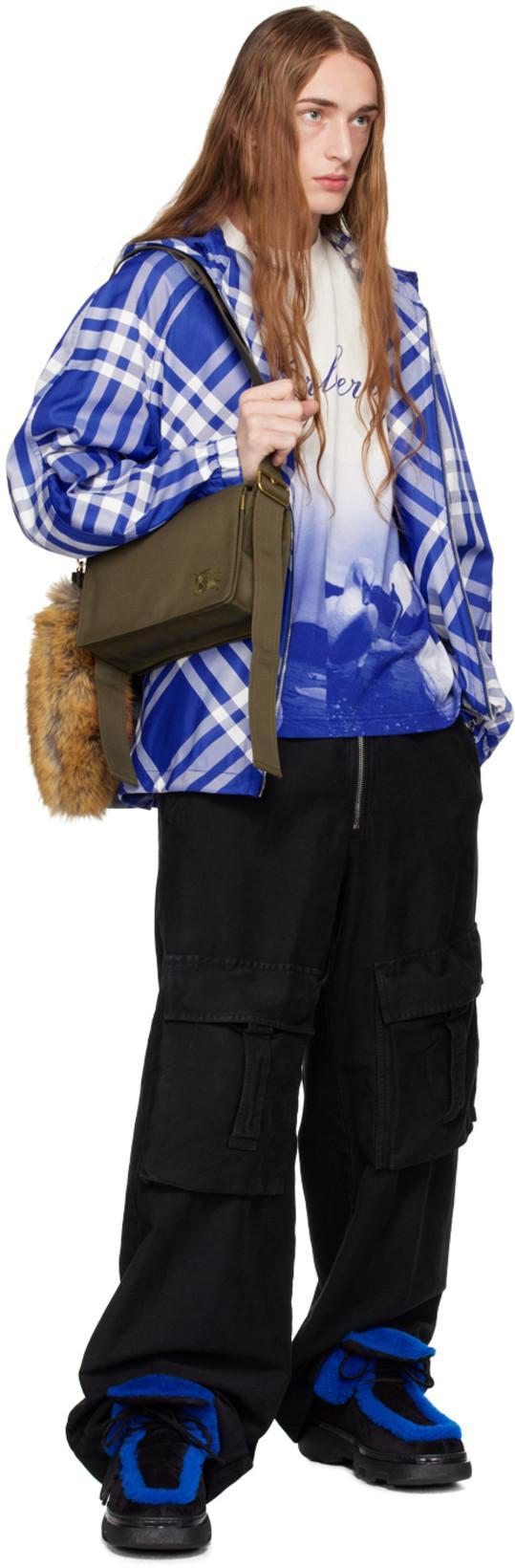 BURBERRY Trench Crossbody Bag In Olive