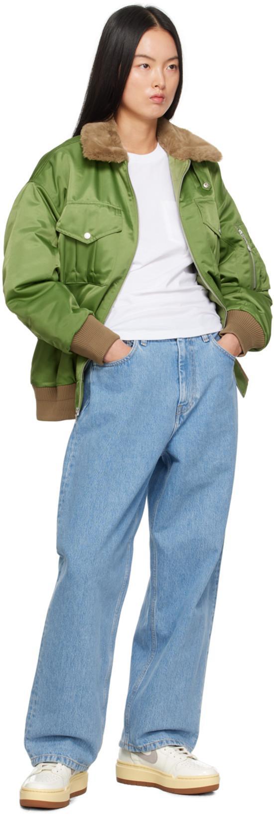 CARHARTT Denim Pant With Back Patch Pockets In Blue