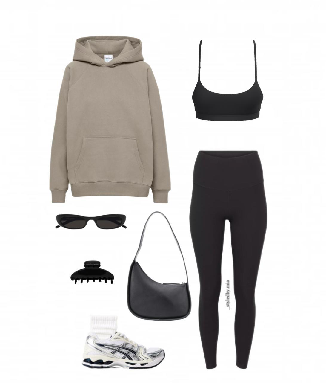 THE ROW Half Moon Black Leather Bag In Black Pld