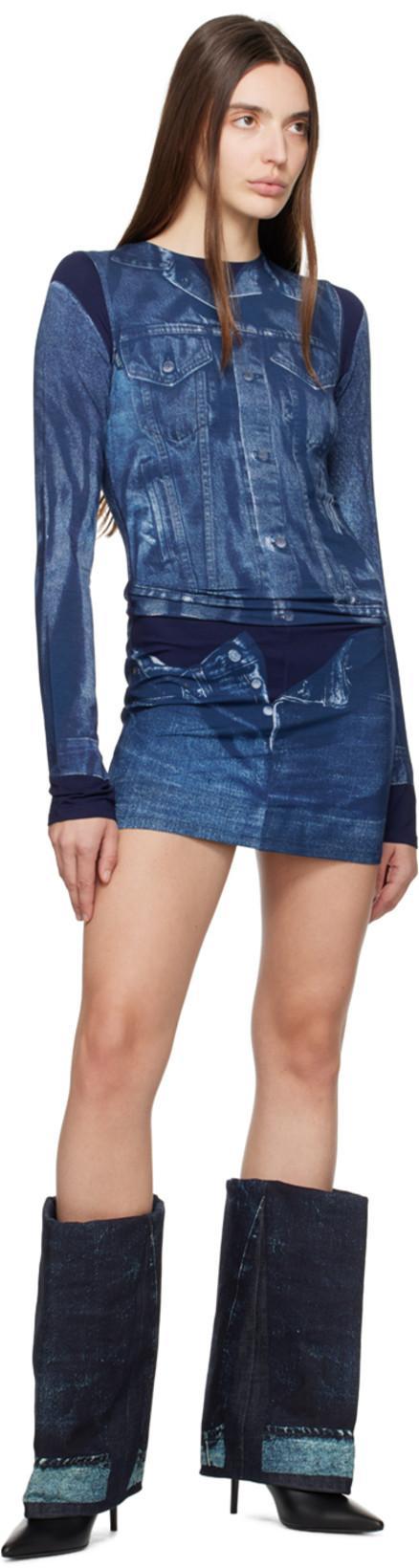 JIMMY CHOO X Jean Paul Gaultier 90mm Cuff Over-the-knee Boots In Black