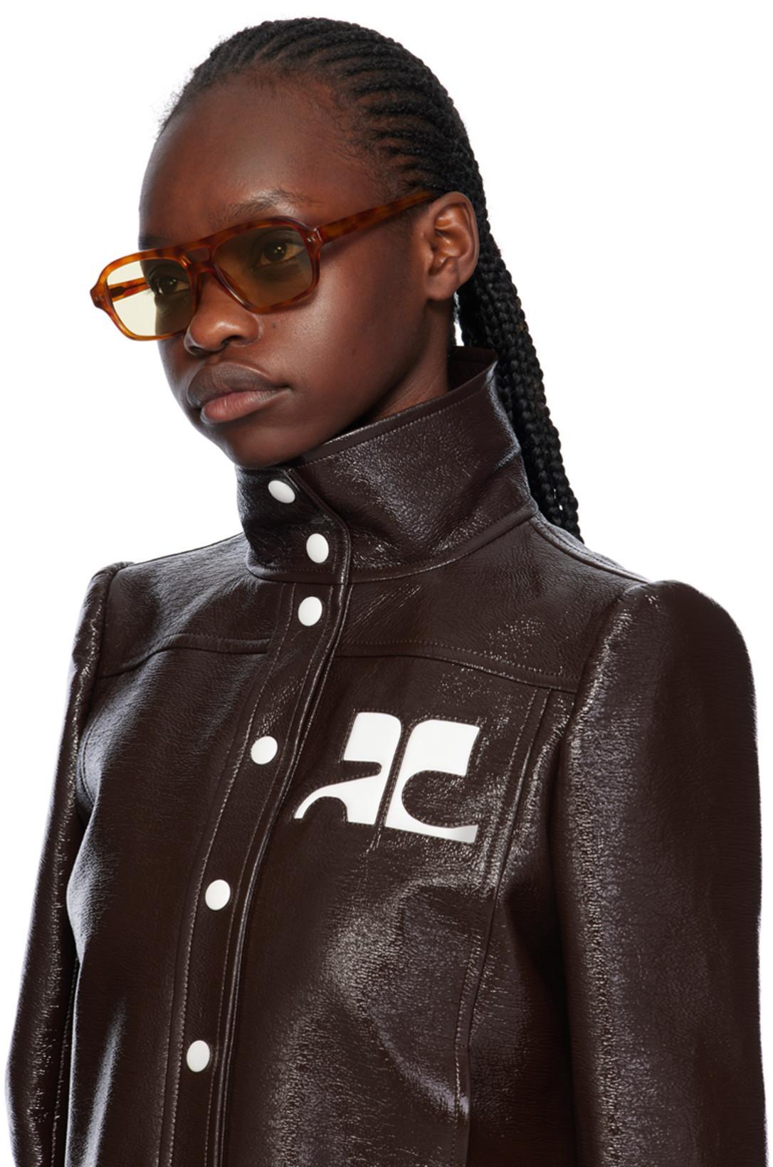 COURRÈGES Re-edition Vinyl Jacket Clothing In Burgundy