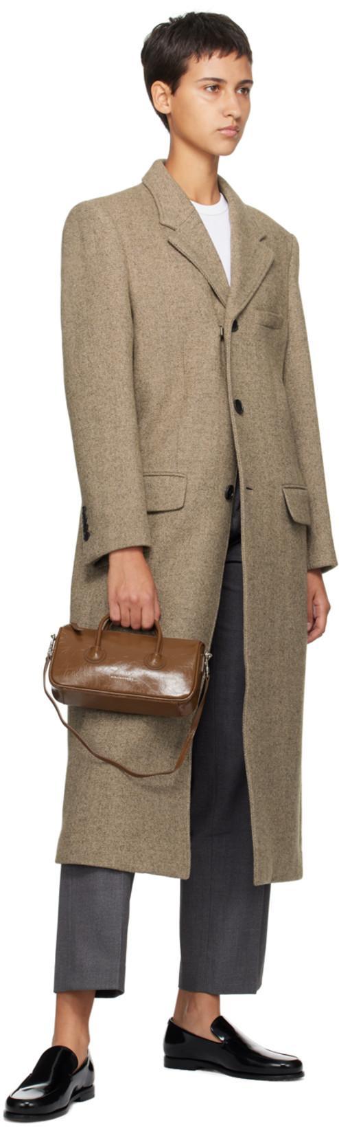 KHAITE Black Alessio Brushed Calf Leather Loafers