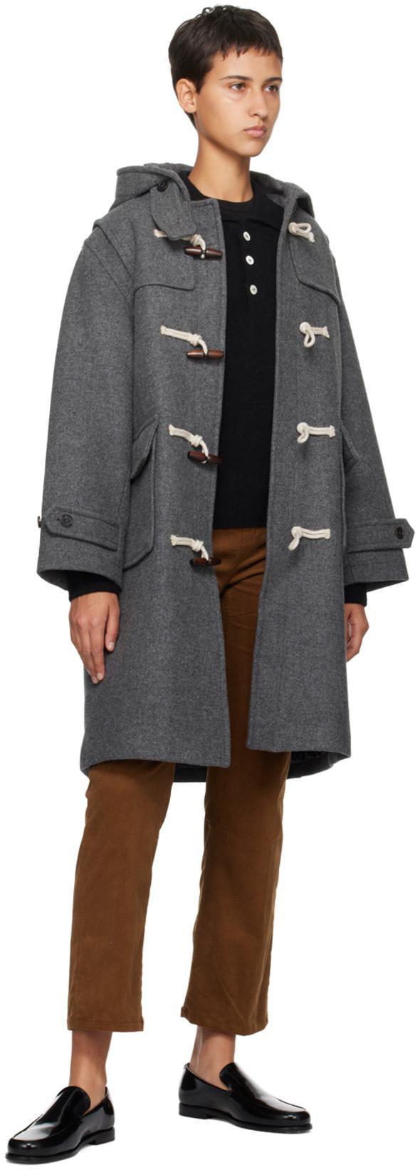 KHAITE Black Alessio Brushed Calf Leather Loafers