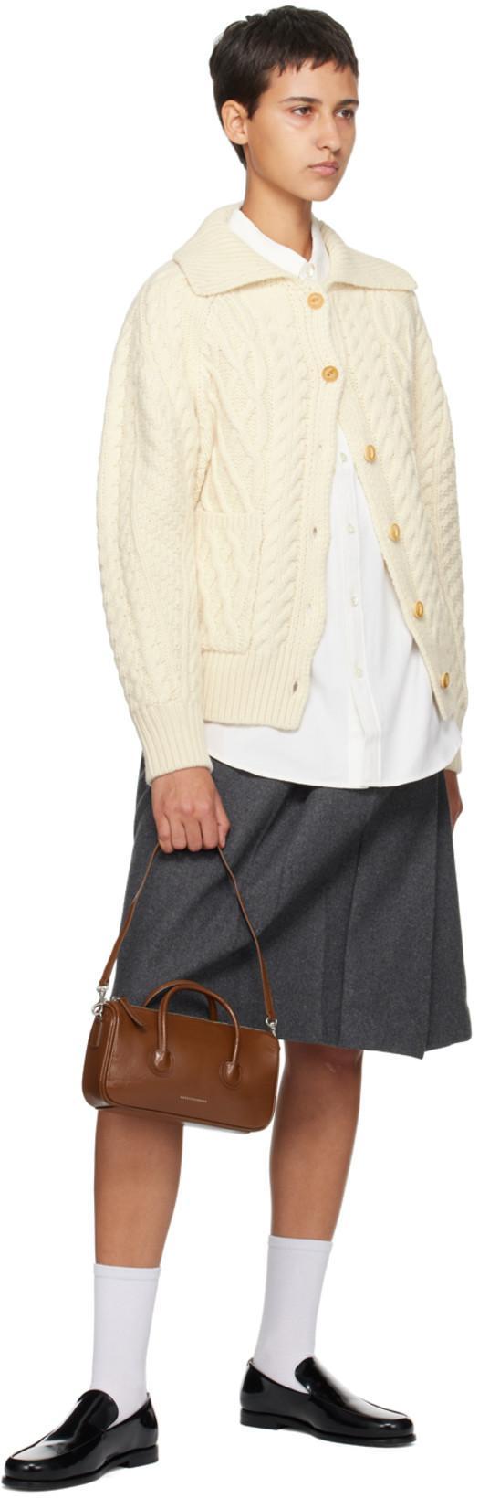 KHAITE Black Alessio Brushed Calf Leather Loafers