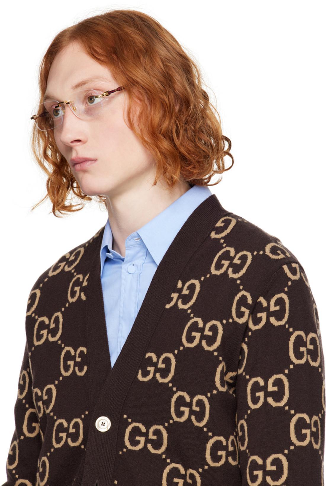 GUCCI Cotton Shirt In Blue