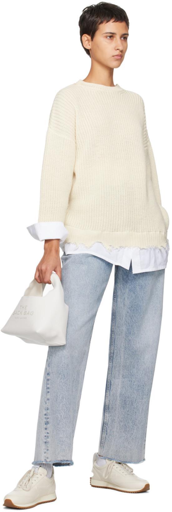 MARC JACOBS The Mini Sack Bag In White