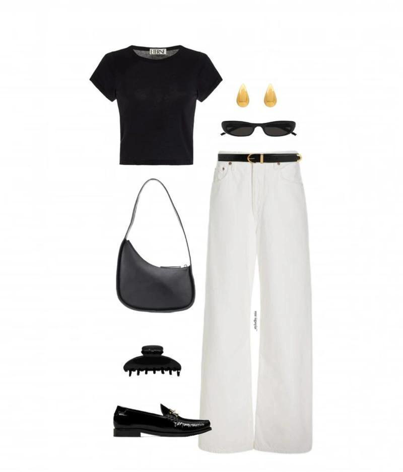 AGOLDE Low-slung Baggy Jeans In White