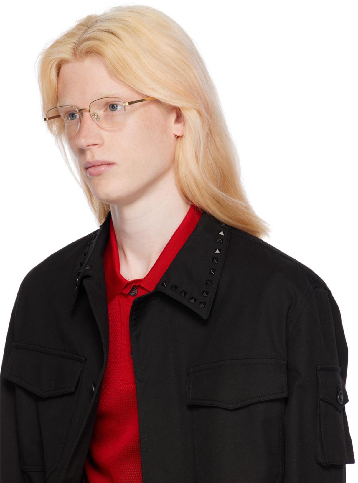 FERRAGAMO Red Spread Collar Polo