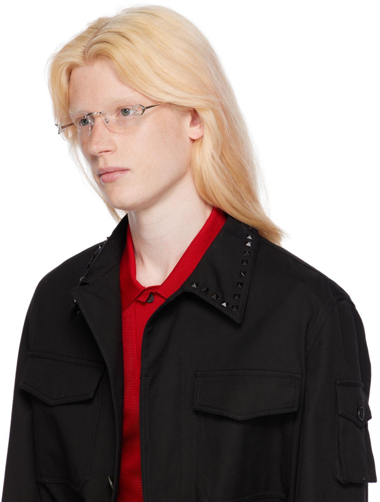 FERRAGAMO Red Spread Collar Polo