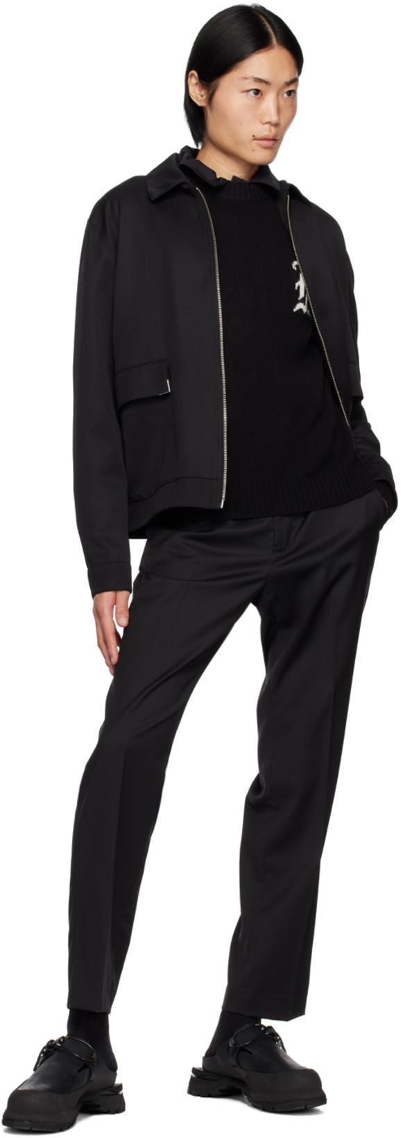 HAN KJOBENHAVN Black Single Suit Trousers
