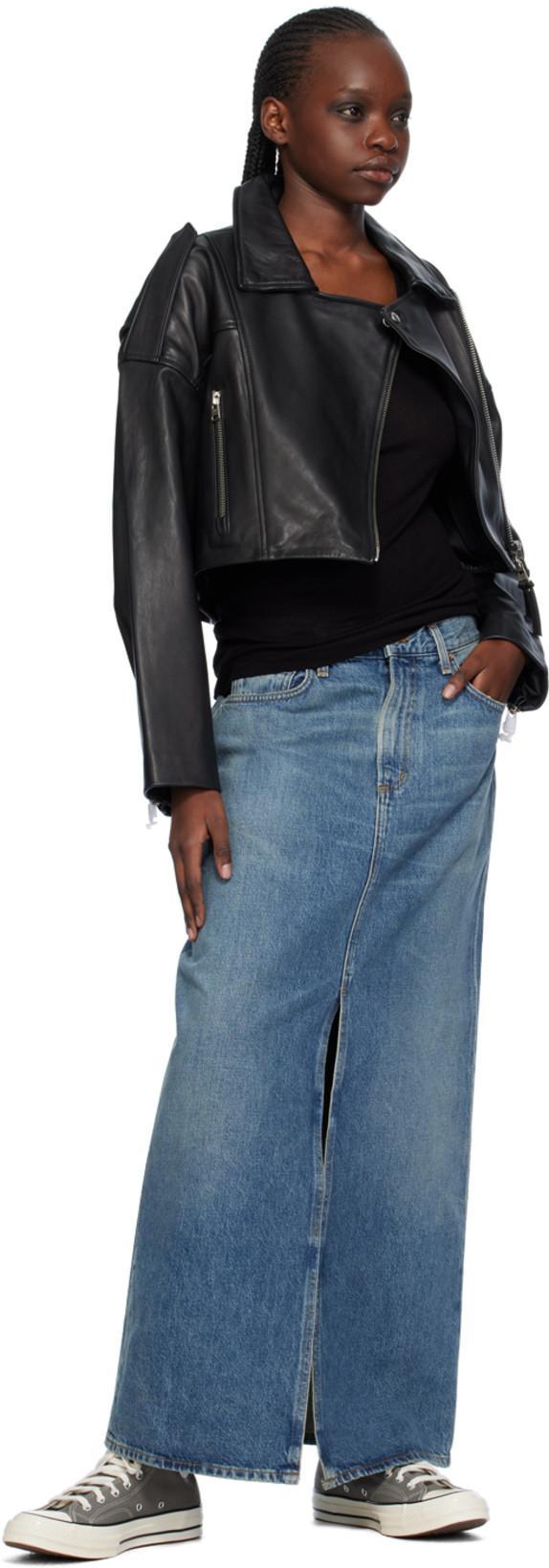 AGOLDE Karla Fluid Ribbed Scoop Neck Tank Top In Multicolor