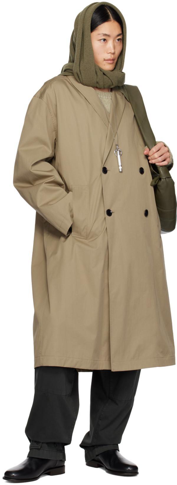 LEMAIRE Crew-neck Brushed-effect Jumper In Grey