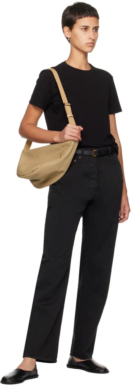 THE ROW Ballet Shoes With Round Head And Flat Bottom In Black