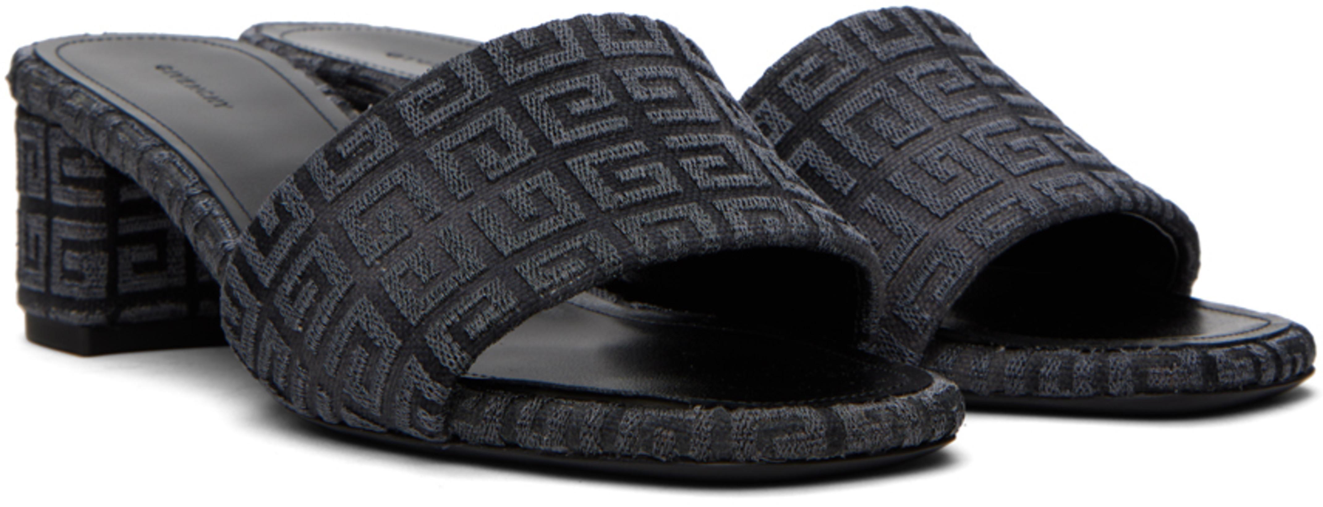 GIVENCHY 4g Jacquard Minidress In 001 Black