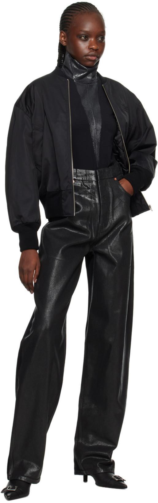 MM6 MAISON MARGIELA Leather Buckle Mules In Black