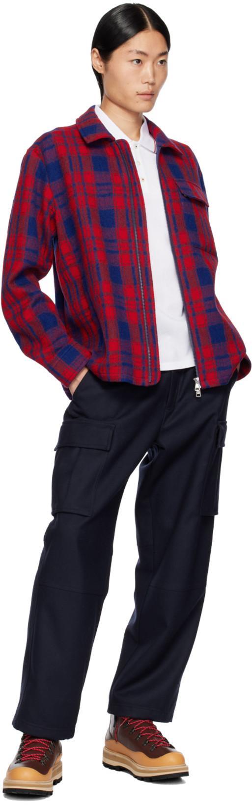 MONCLER White Cotton Short-sleeved Polo T-shirt