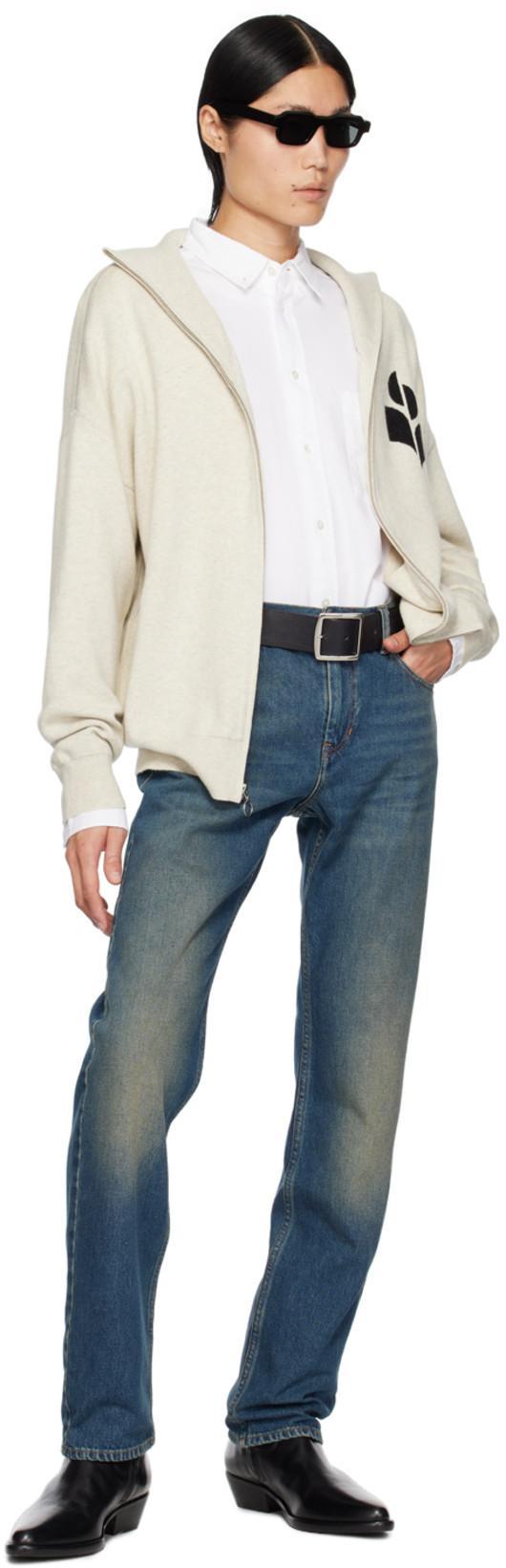 ISABEL MARANT Jorje Jeans With Medium Rise In Blue