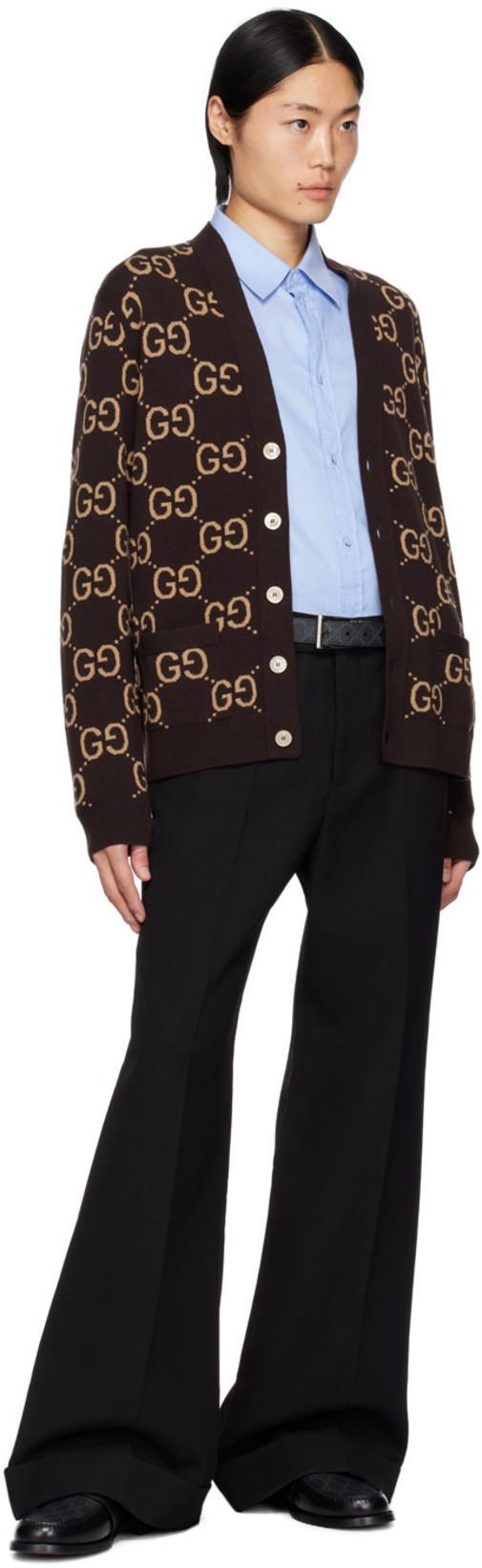 GUCCI Cotton Shirt In Blue