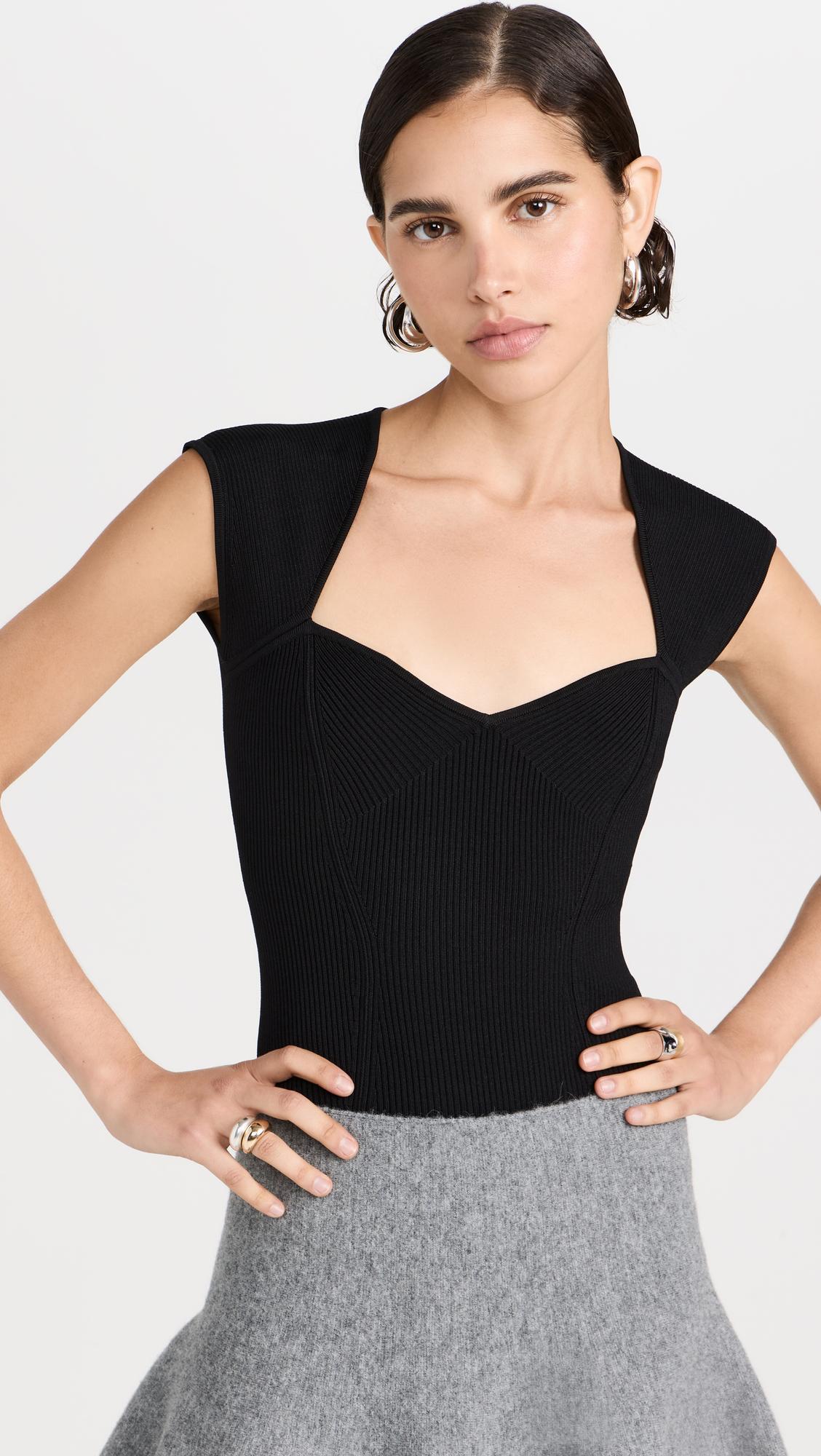 CULT GAIA Lina Pointed Toe Mule In Black