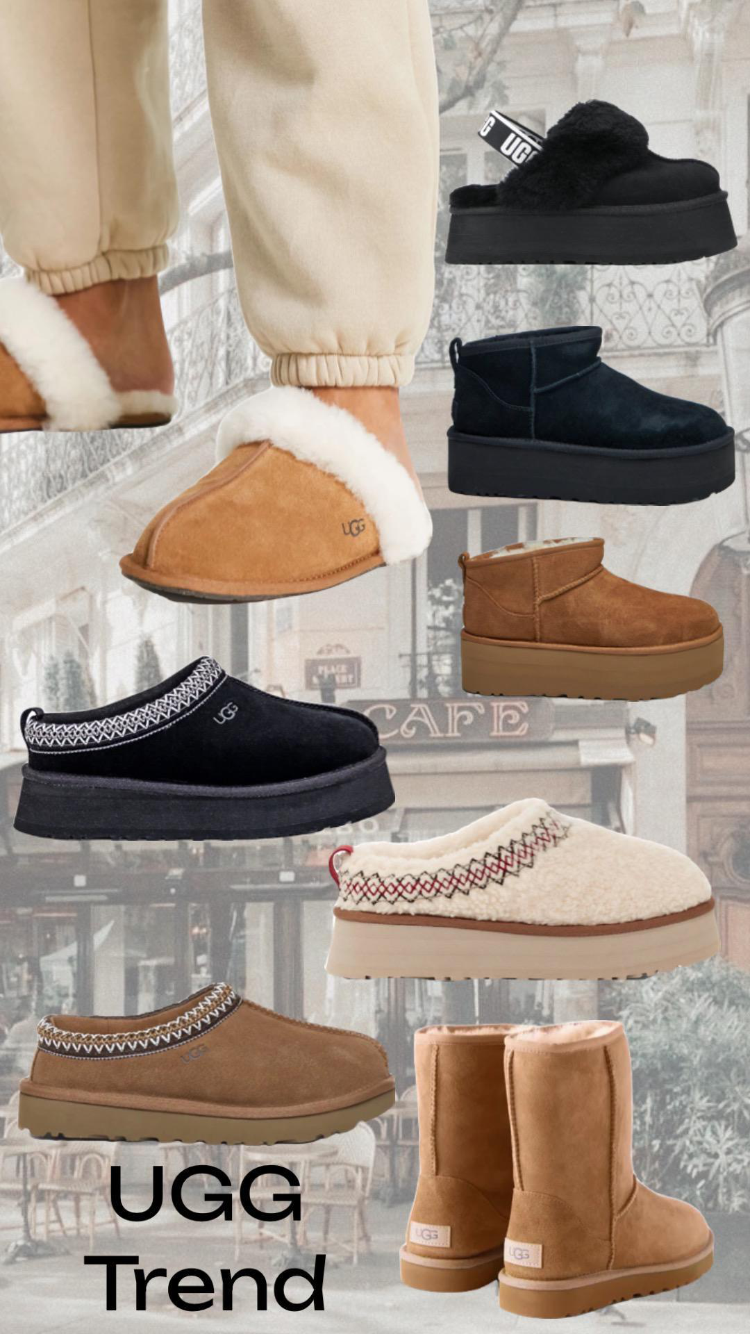 UGG Classic Mini Platform Black Ankle Boots With Platform In Suede Woman