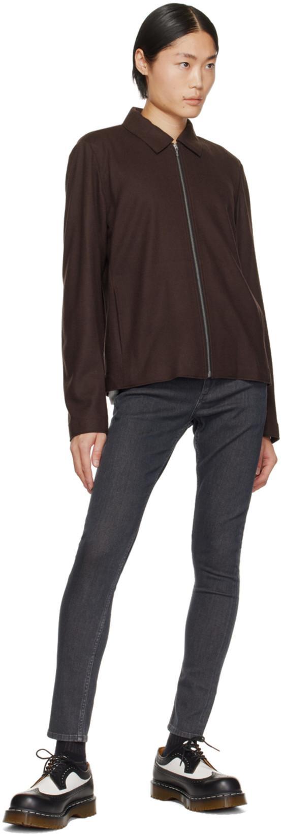 DR. MARTENS 3989 Bex Smooth Leather Brogue Shoes In Black/white