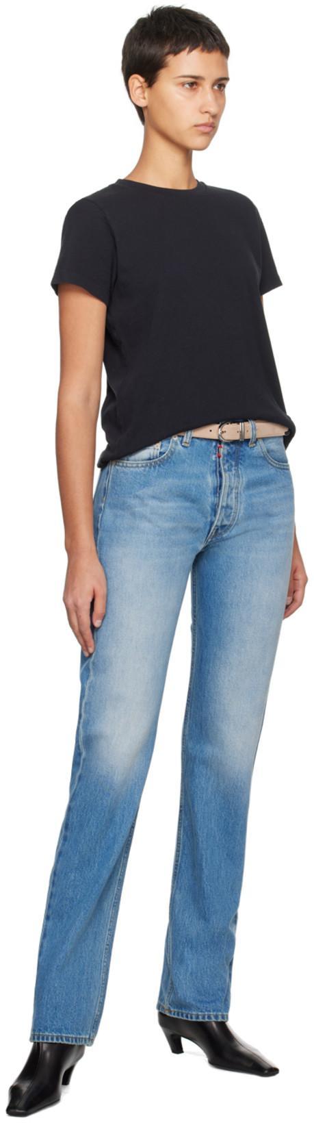 KHAITE Mae Short-sleeved T-shirt In Black