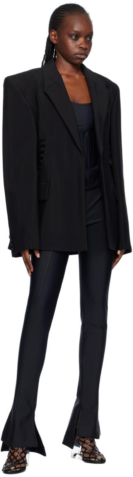 MUGLER Women's Pa0321 Leggings In Black