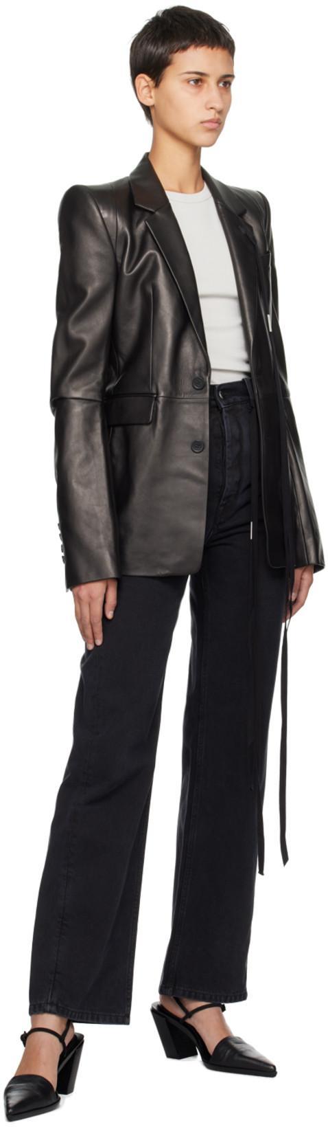 ANN DEMEULEMEESTER Claire 5-pockets Comfort Trousers Faded Denim In Rojo