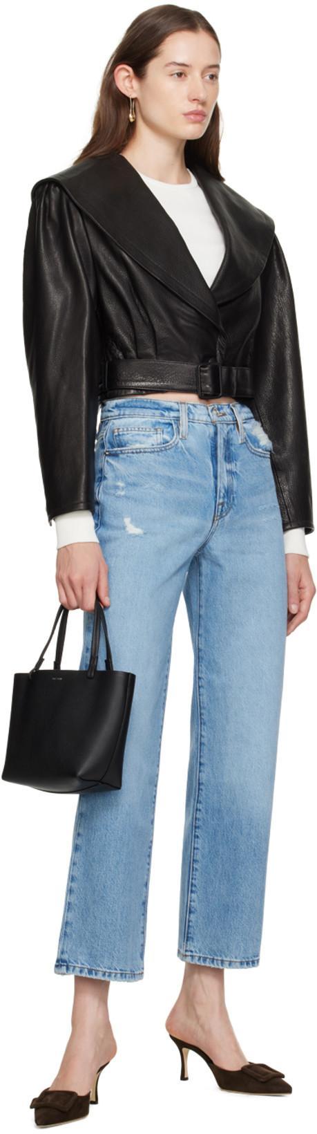 WARDROBE.NYC X Hailey Bieber Neutral Oversize Track In White