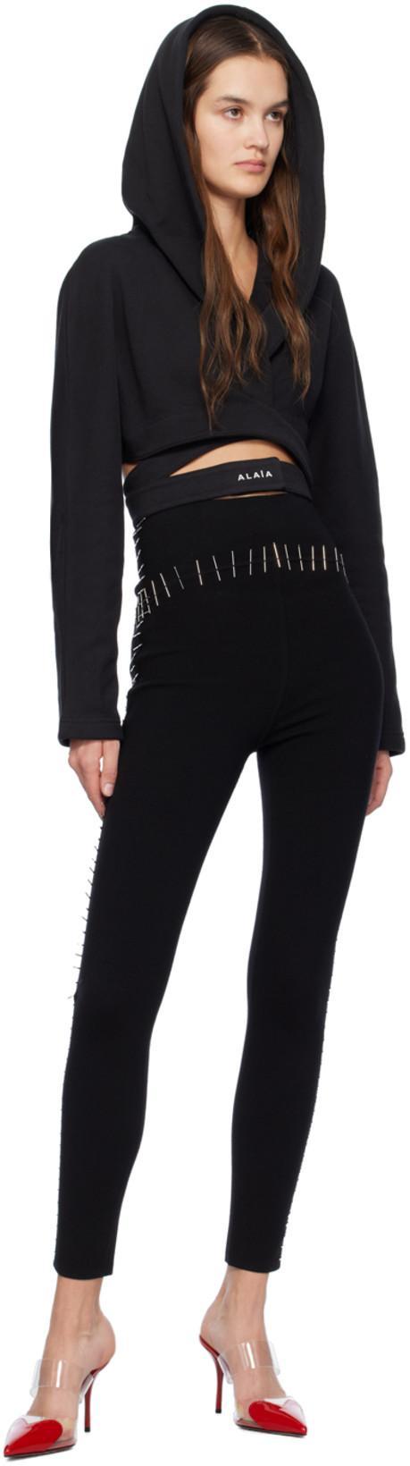 ALAÏA Coeur Clear Cap-toe Mule Pumps In Red