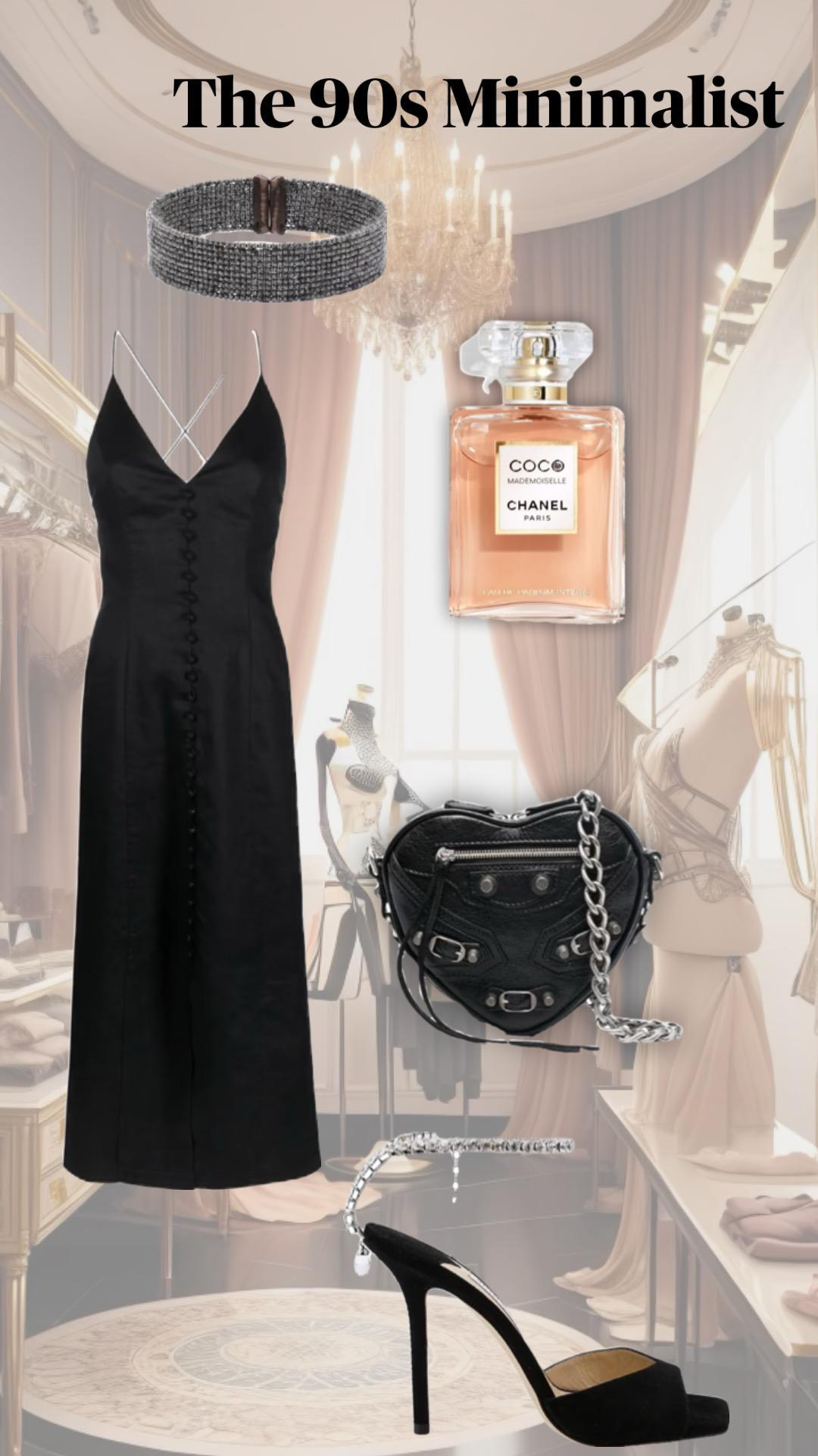 JIMMY CHOO Suede Sandals With Rhinestones Detail In Black