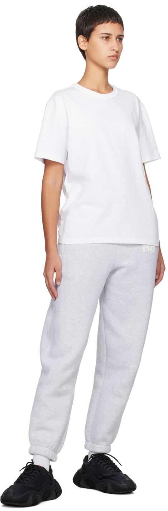 ALEXANDER WANG T T By Alexander Wang Essential Terry' Joggers In Grey