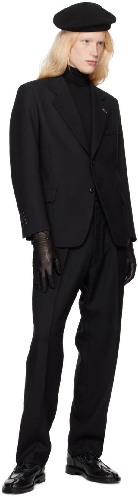 MAISON MARGIELA Black Tabi Monster Lace-up Derbys In H0a71 Variant Black