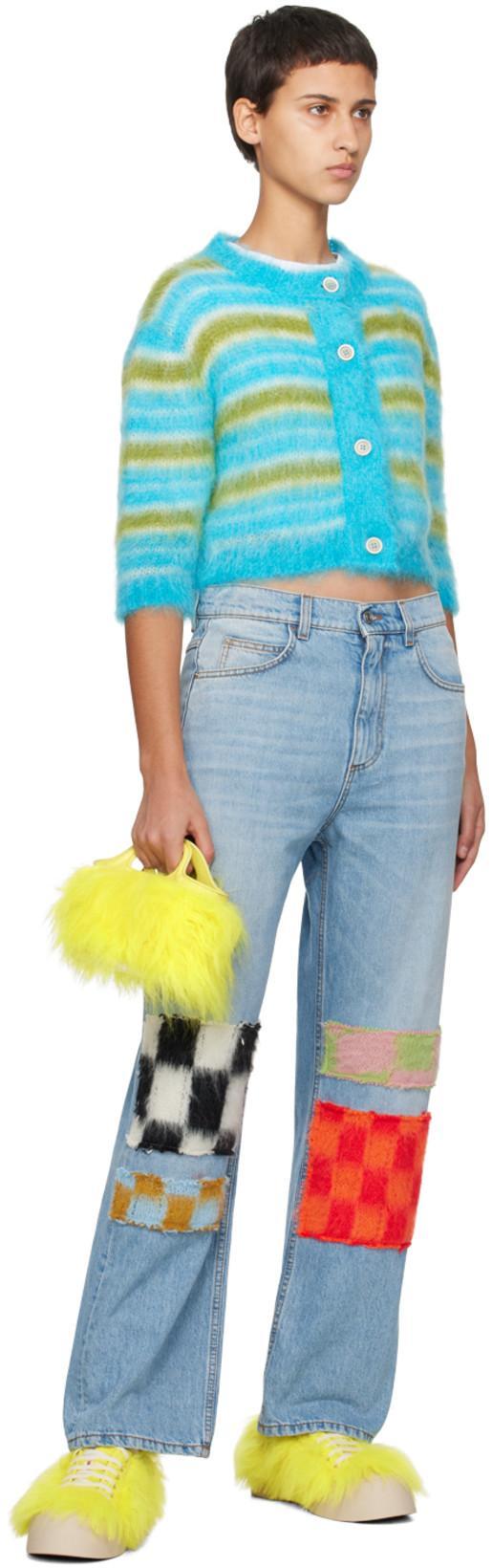 MARNI White Cotton Knit T-shirts And Polos