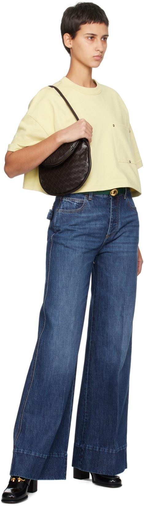 BOTTEGA VENETA Leather Astaire Loafers With Statement Detail 7cm In Black