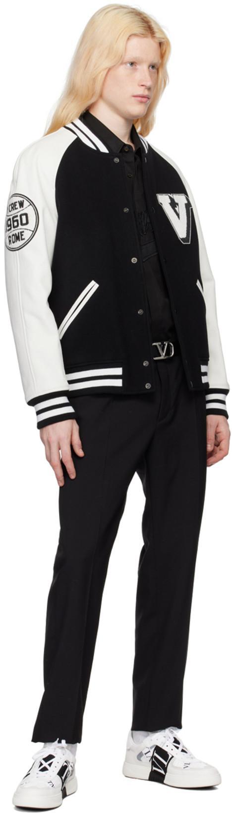 VALENTINO GARAVANI Valentino Vltn Leather Slip-on Sneaker In Neutral