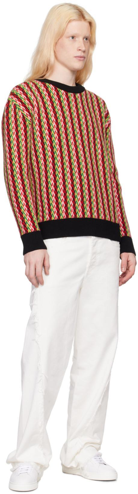 LANVIN Leather Low Top Sneakers With Contrasting Heel Counter In White