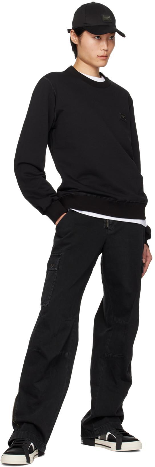 DOLCE & GABBANA Dg Essentials Crew Neck T-shirt In White