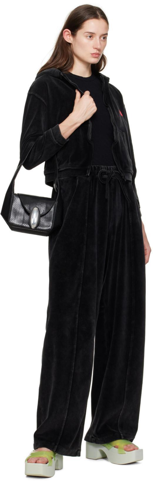 ALEXANDER WANG T T By Alexander Wang Jogging Pants In Black