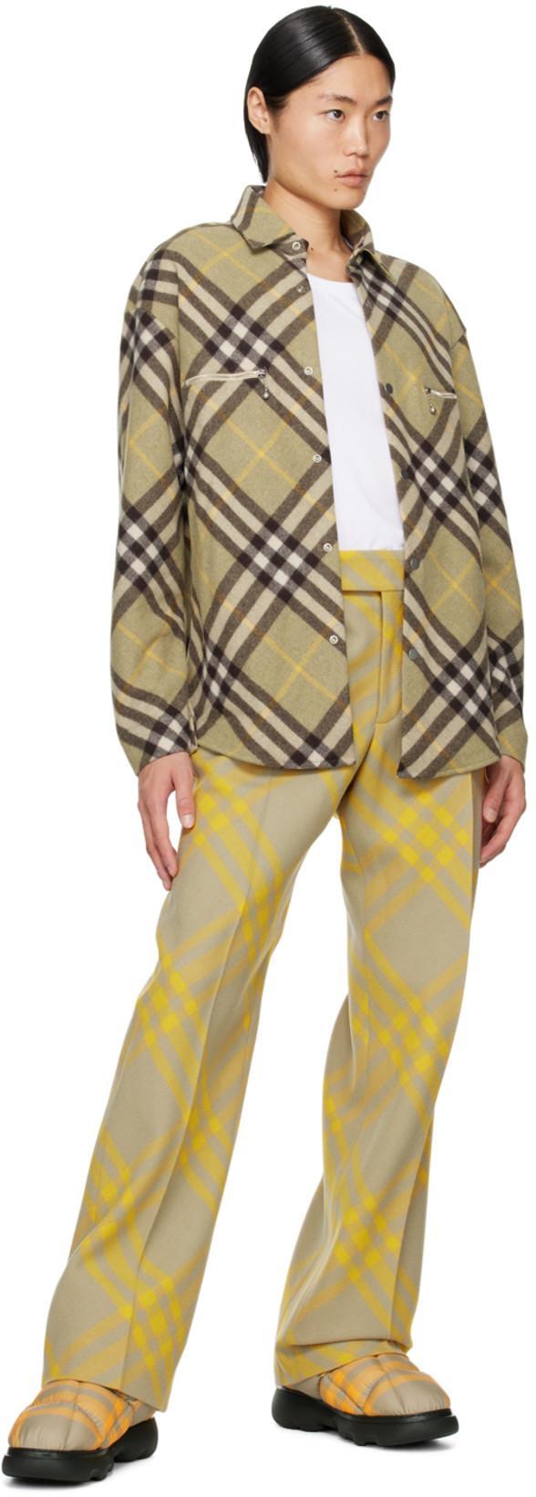 BURBERRY Printed Polyester Pillow Check Ankle Boots In Multi