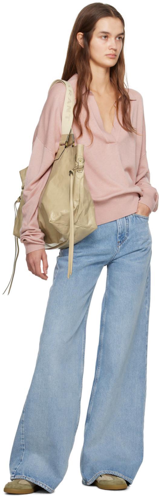 ISABEL MARANT Beth Mixed Leather Triple-grip Sneakers In Taupe