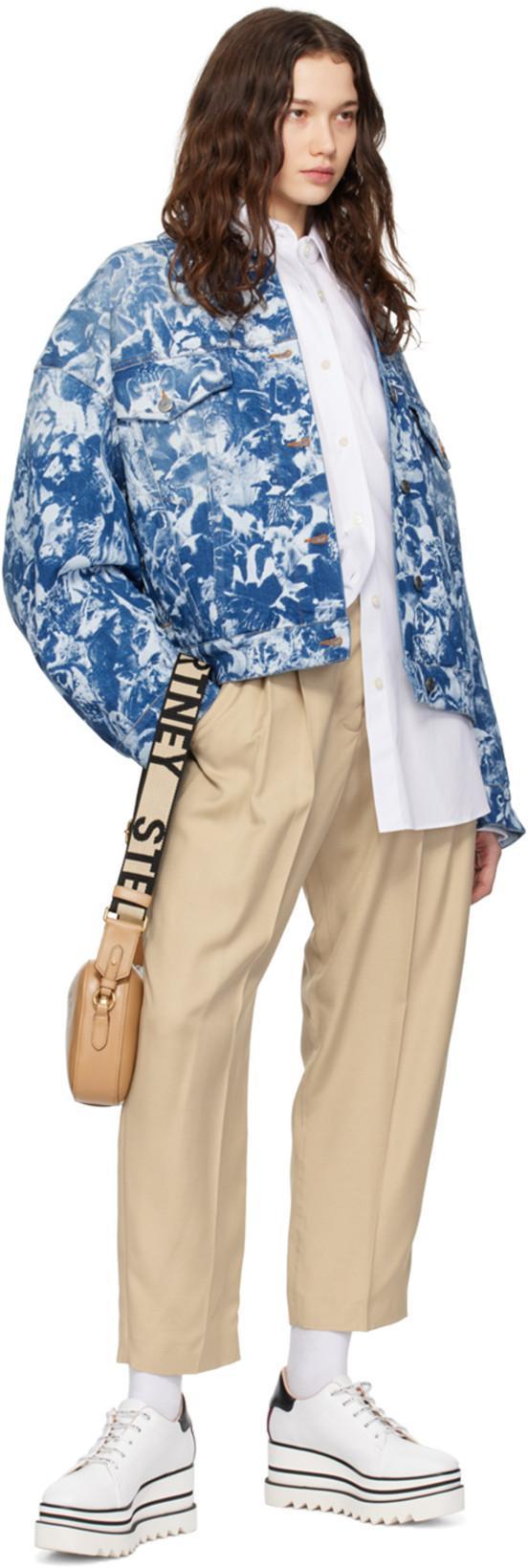 STELLA MCCARTNEY Elyse Ridged Sole 80mm Sneakers In White