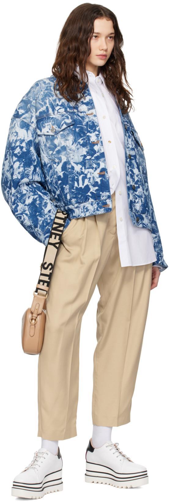 STELLA MCCARTNEY Elyse Ridged Sole 80mm Sneakers In White