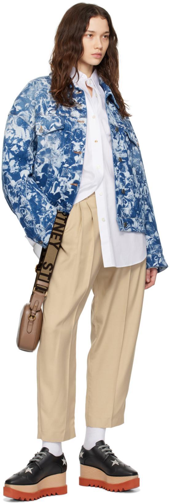 STELLA MCCARTNEY Elyse Ridged Sole 80mm Sneakers In White