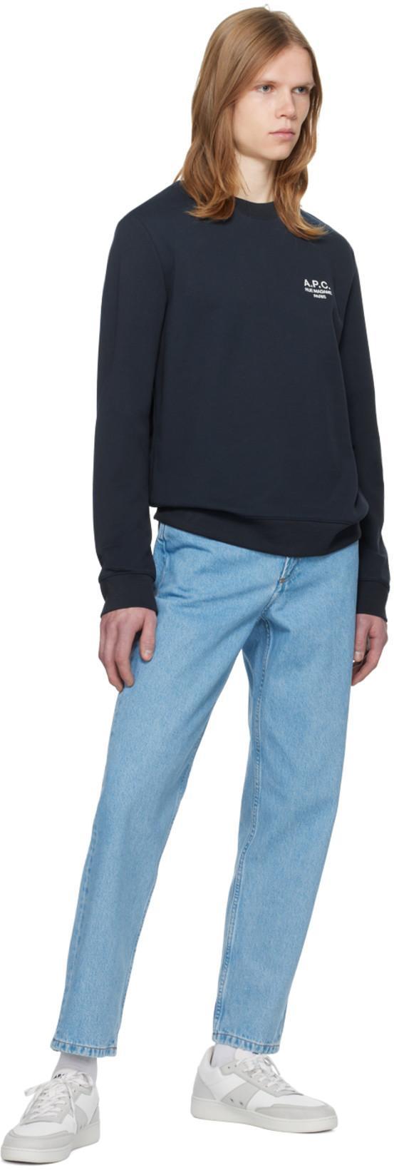 APC A.p.c. Cotton Sweatshirt With Minimalist Logo And Comfortable Fit In Black