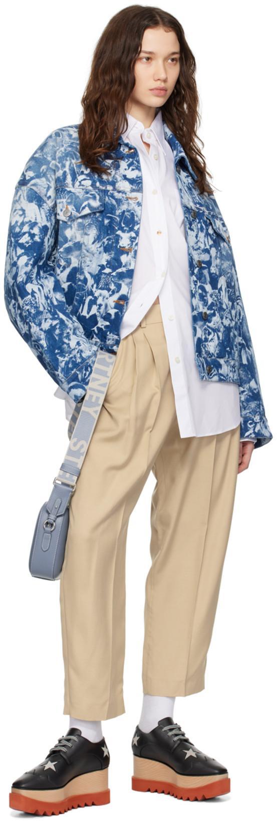 STELLA MCCARTNEY Elyse Ridged Sole 80mm Sneakers In White