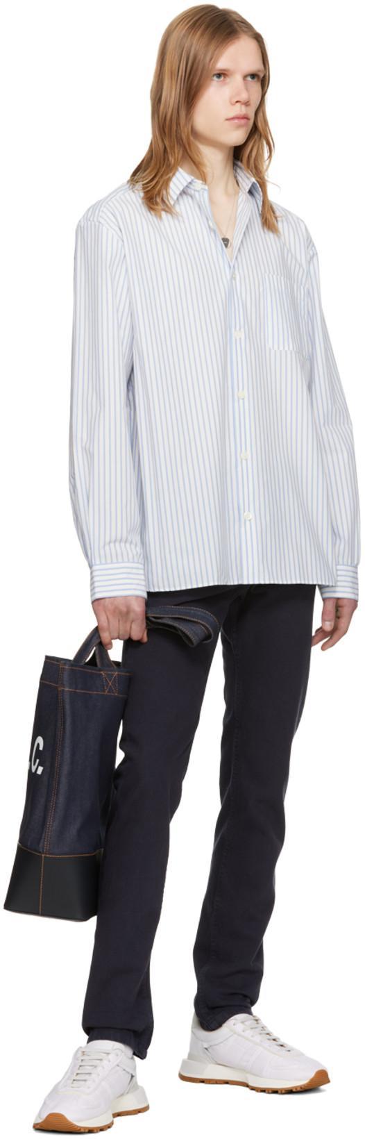 MAISON MARGIELA White Leather Sneakers