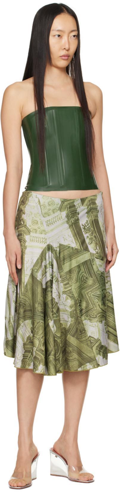 AMINA MUADDI Transparent Lupita Glass Wedge Heeled Sandals